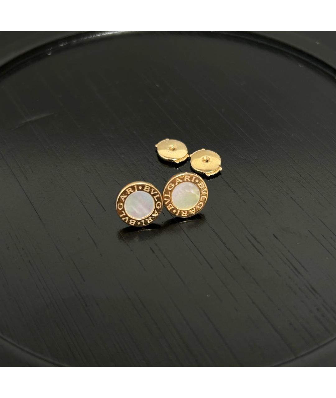 BVLGARI Золотые серьги из розового золота, фото 2
