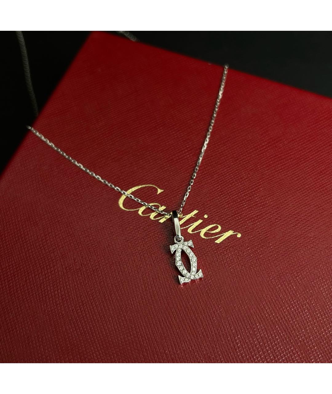CARTIER Серебряное колье из белого золота, фото 3