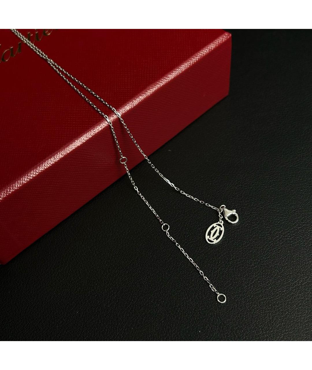 CARTIER Серебряное колье из белого золота, фото 5