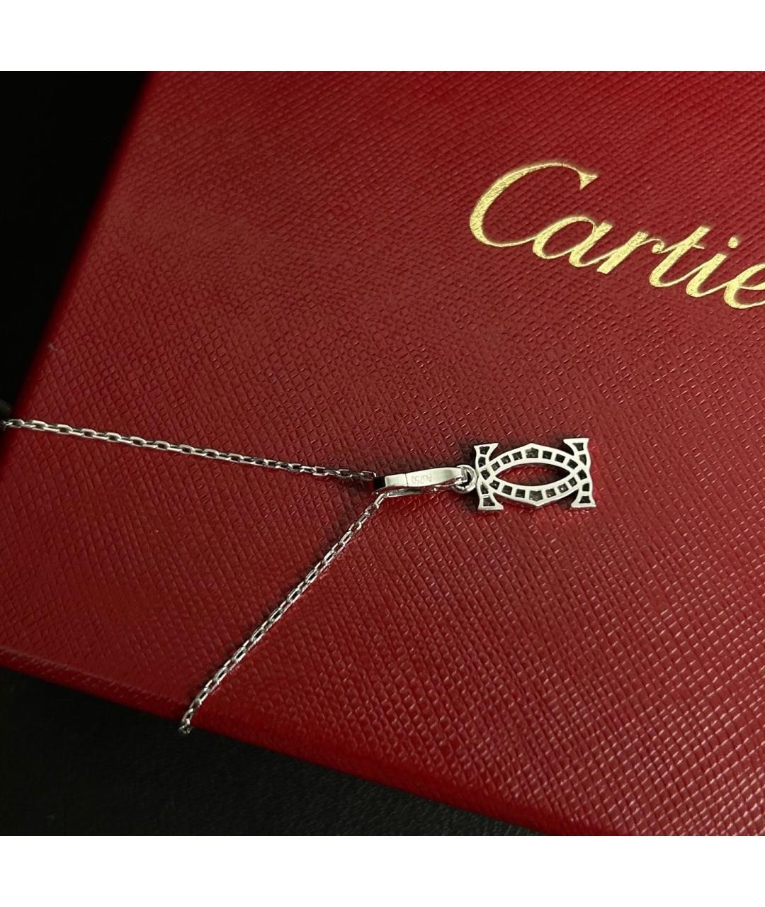 CARTIER Серебряное колье из белого золота, фото 4