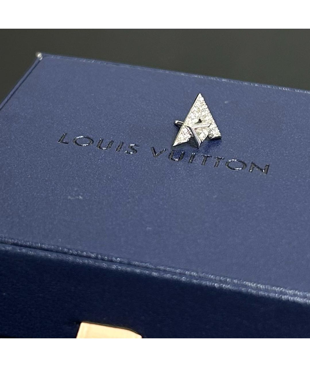 LOUIS VUITTON Серебряные серьги из белого золота, фото 3