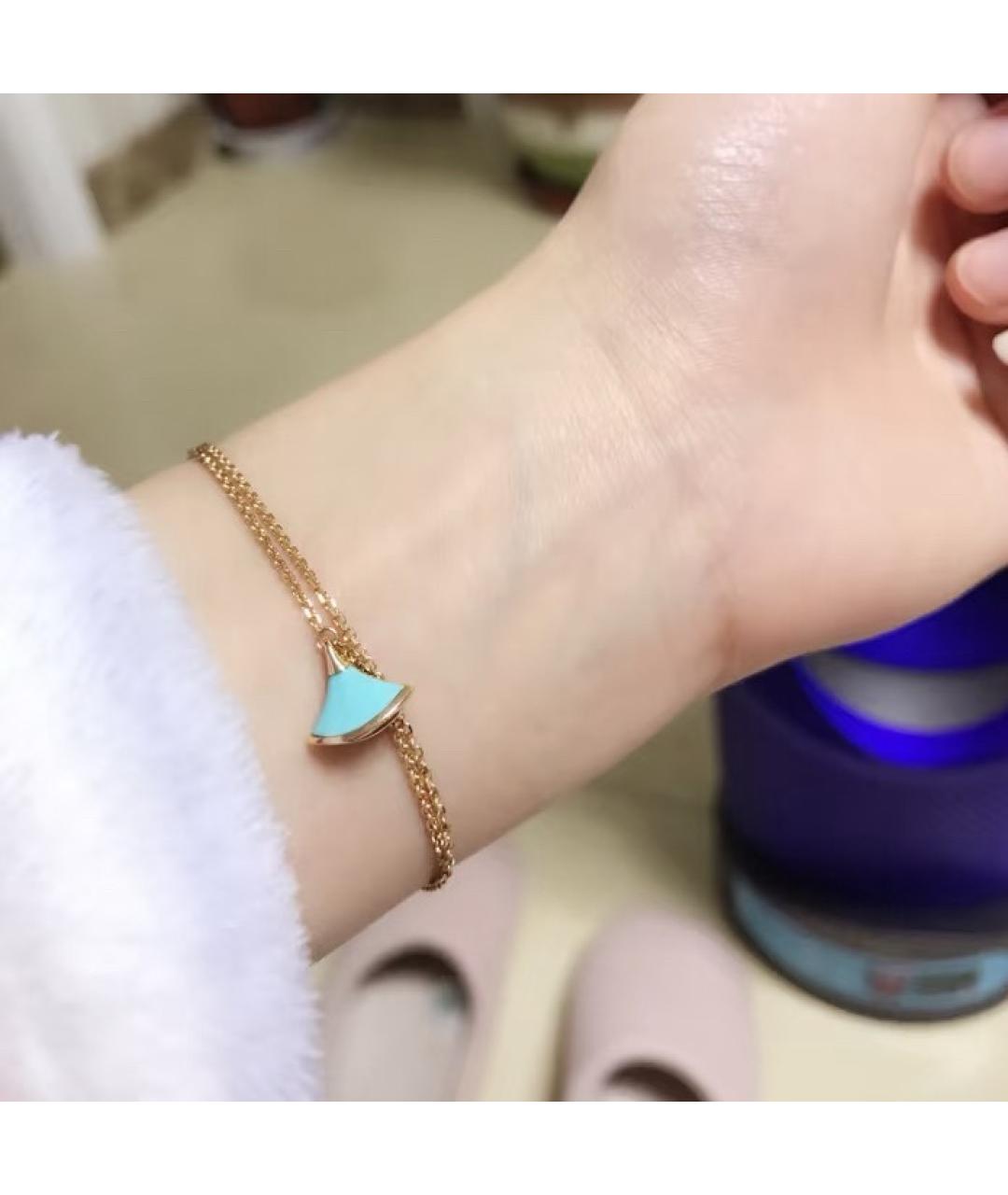BVLGARI Золотой браслет из розового золота, фото 6