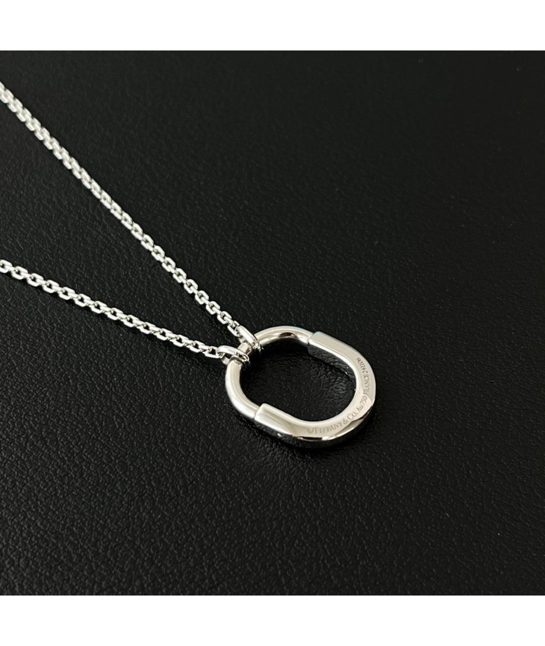 TIFFANY&CO Серебряное колье из белого золота, фото 2