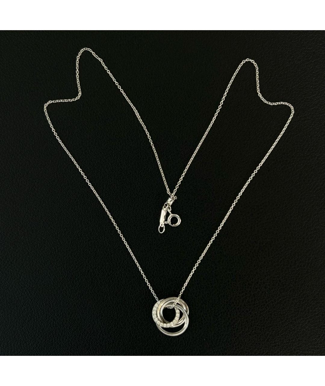 TIFFANY&CO Серебряное колье из белого золота, фото 7