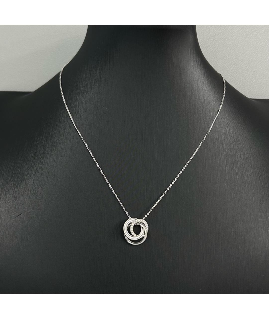 TIFFANY&CO Серебряное колье из белого золота, фото 6