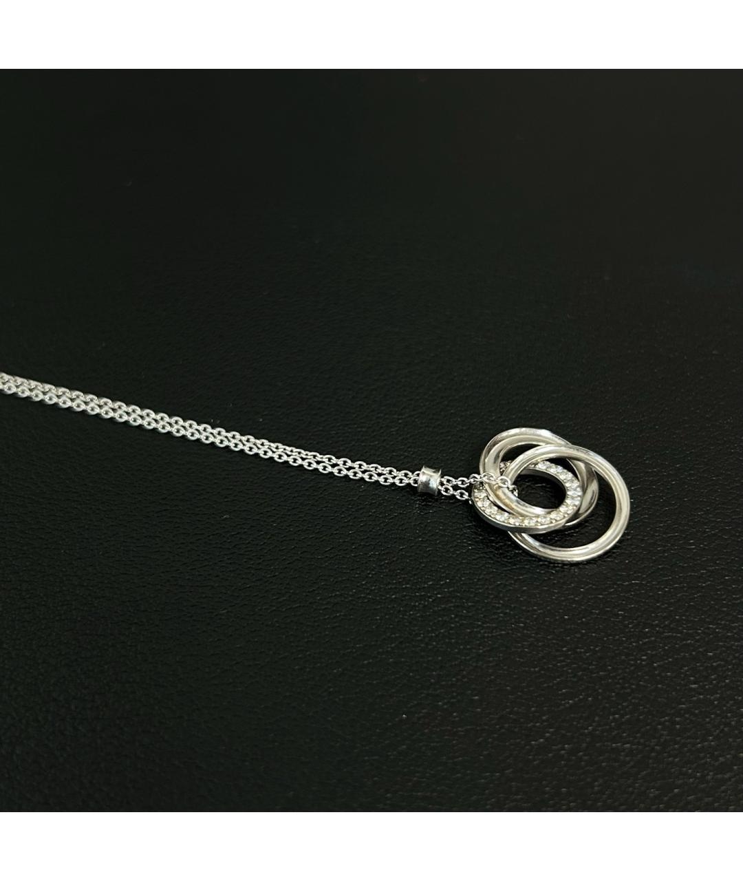 TIFFANY&CO Серебряное колье из белого золота, фото 2