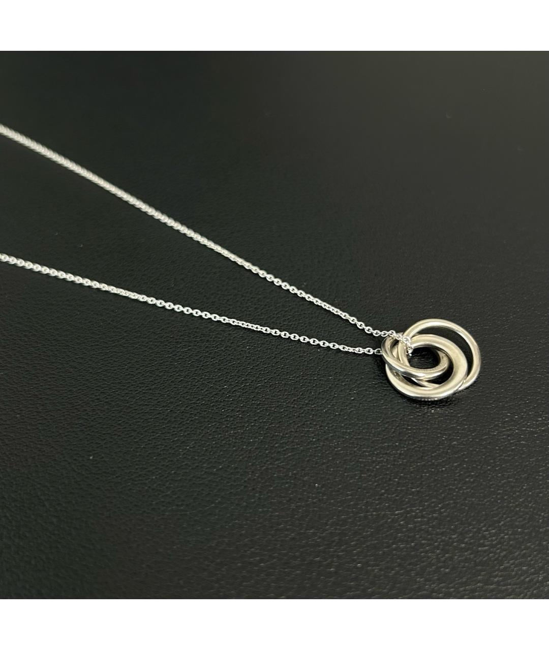 TIFFANY&CO Серебряное колье из белого золота, фото 3