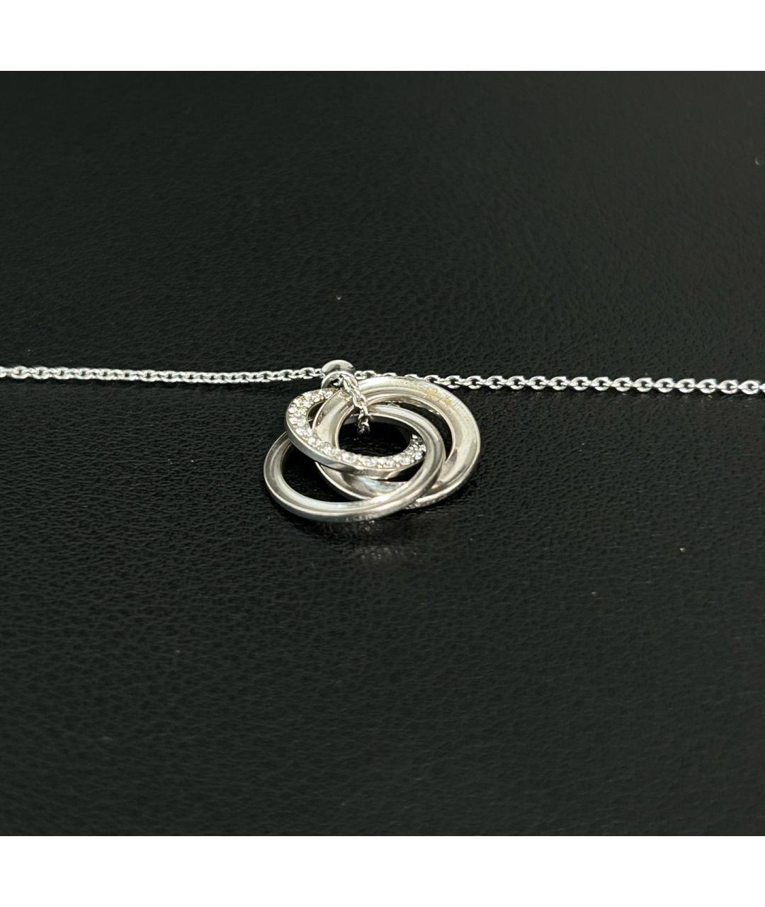 TIFFANY&CO Серебряное колье из белого золота, фото 5