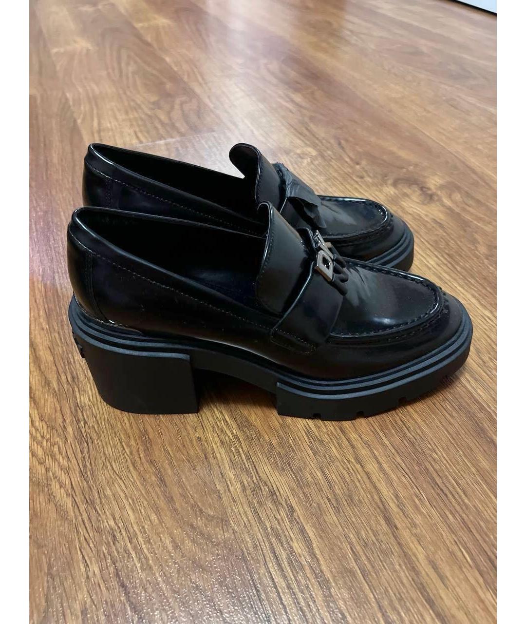 DKNY Черные лоферы из искусственной кожи, фото 9