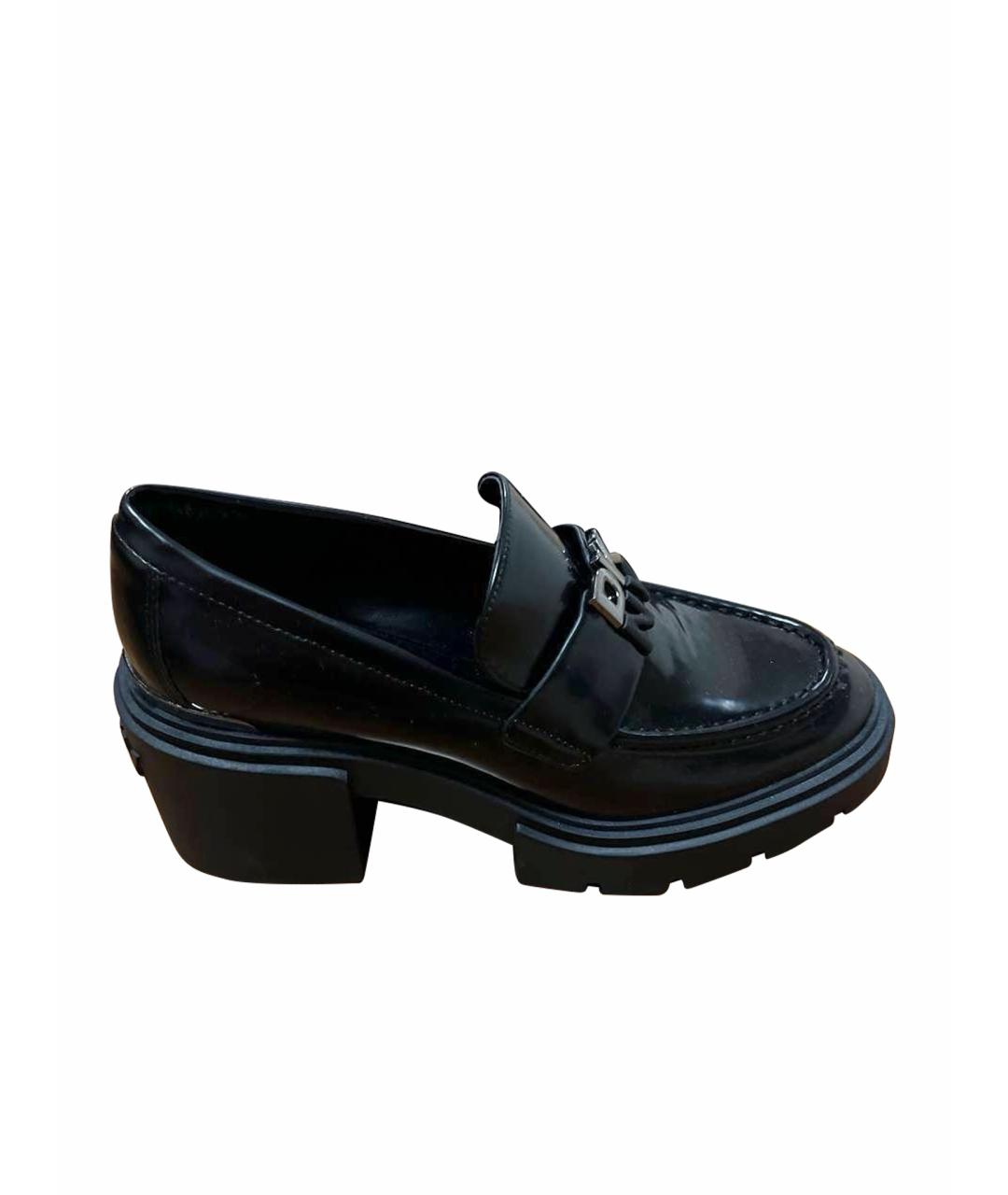 DKNY Черные лоферы из искусственной кожи, фото 1