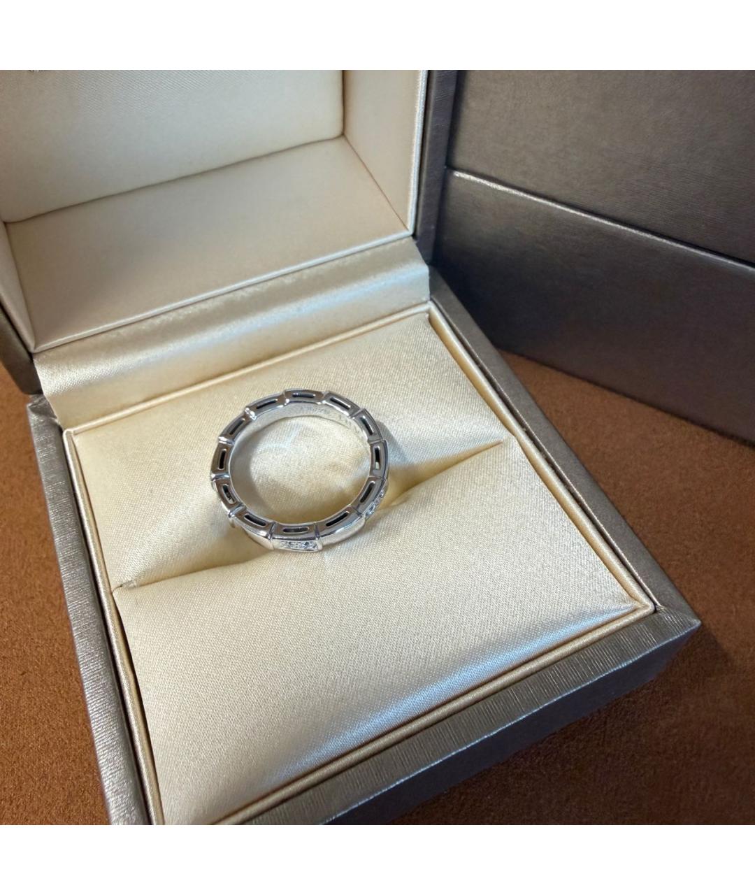 BVLGARI Белое кольцо из белого золота, фото 5