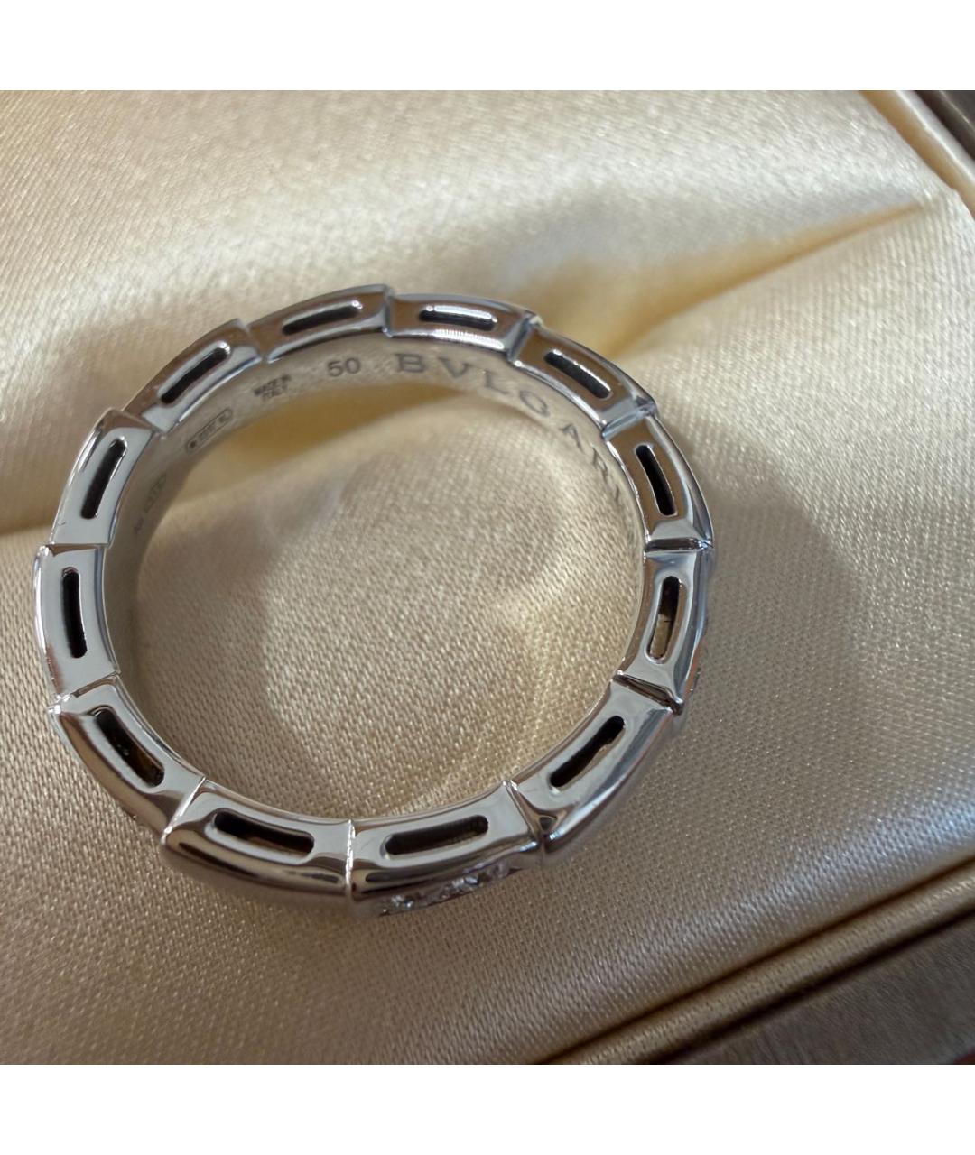 BVLGARI Белое кольцо из белого золота, фото 6