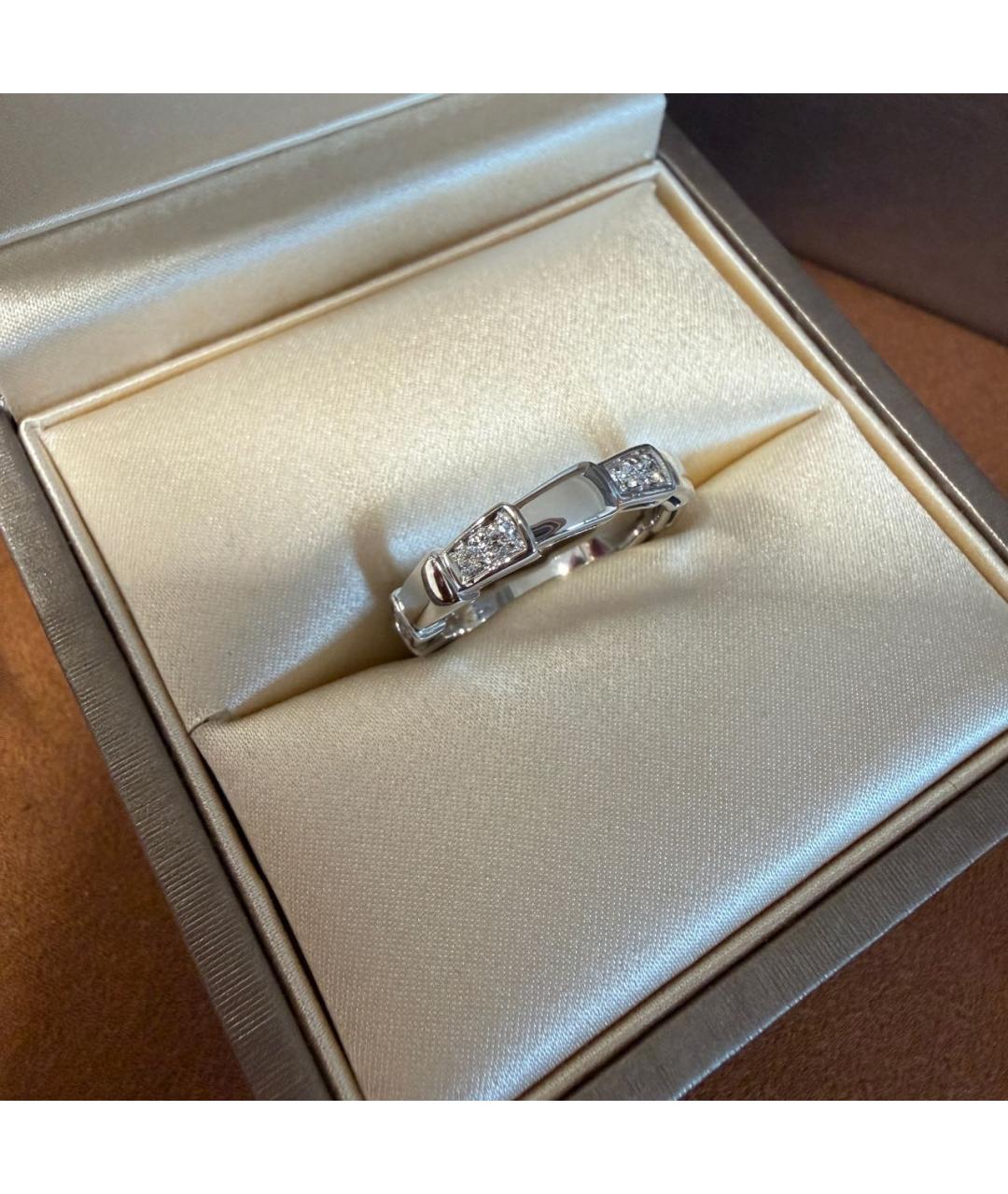 BVLGARI Белое кольцо из белого золота, фото 2