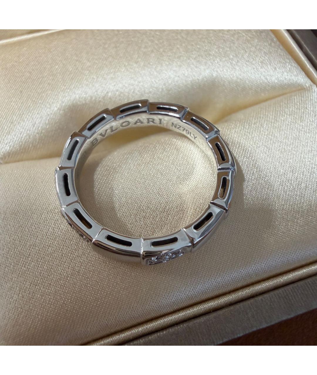 BVLGARI Белое кольцо из белого золота, фото 7