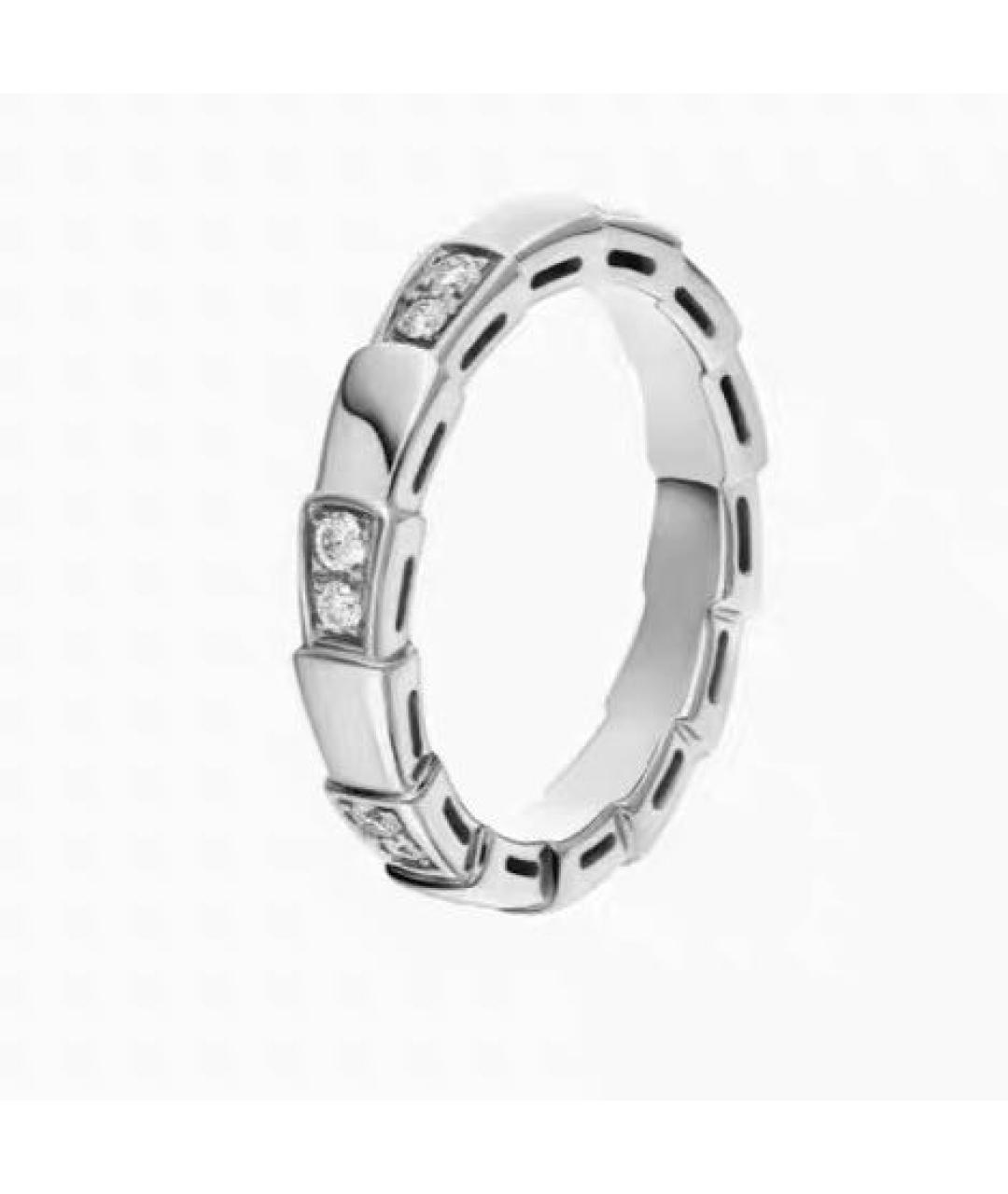 BVLGARI Белое кольцо из белого золота, фото 8