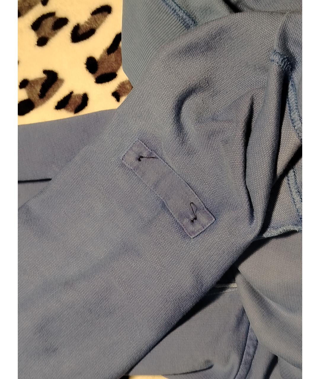 STONE ISLAND Синий хлопковый джемпер / свитер, фото 4