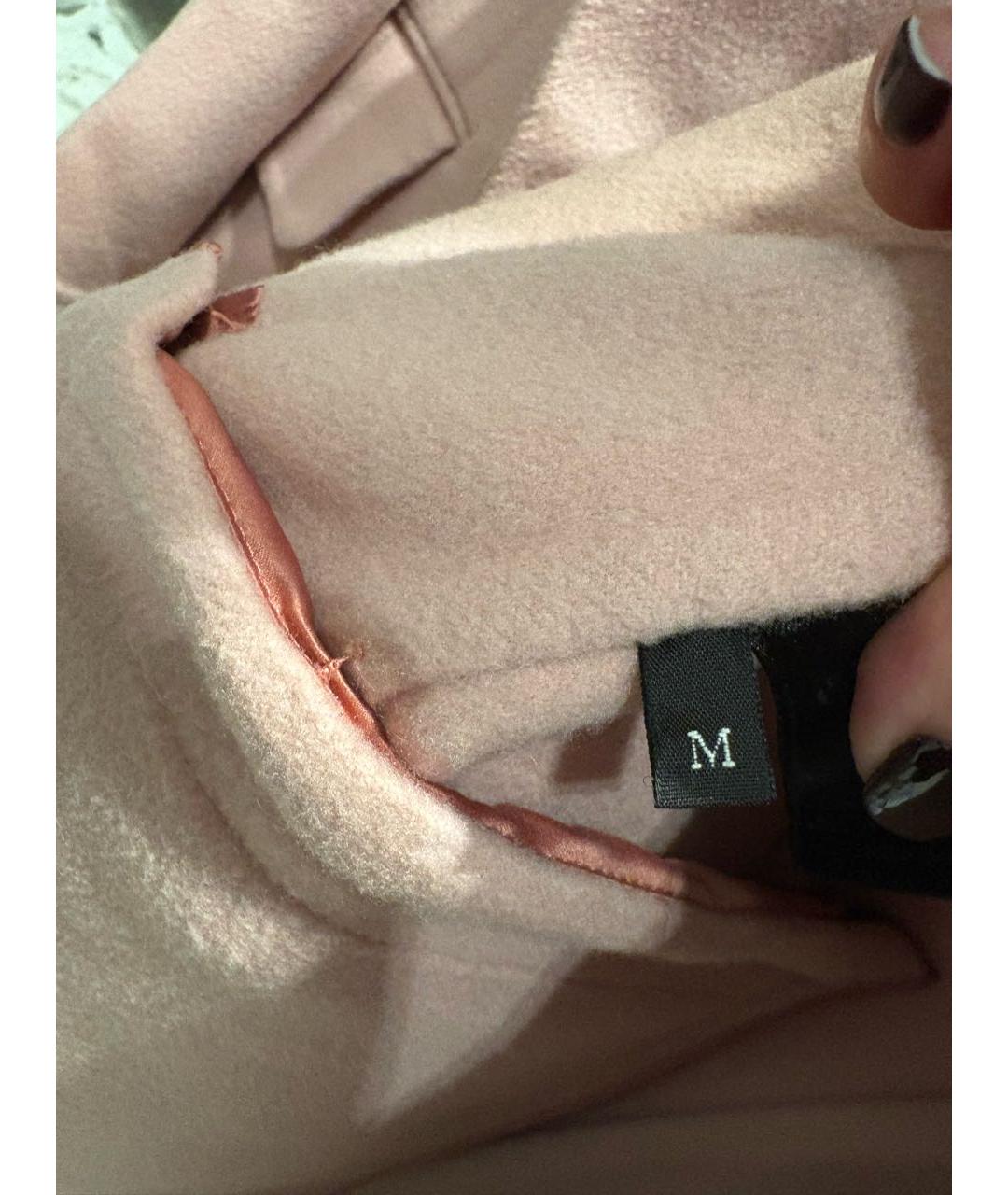 LORO PIANA Розовое кашемировое пальто, фото 4
