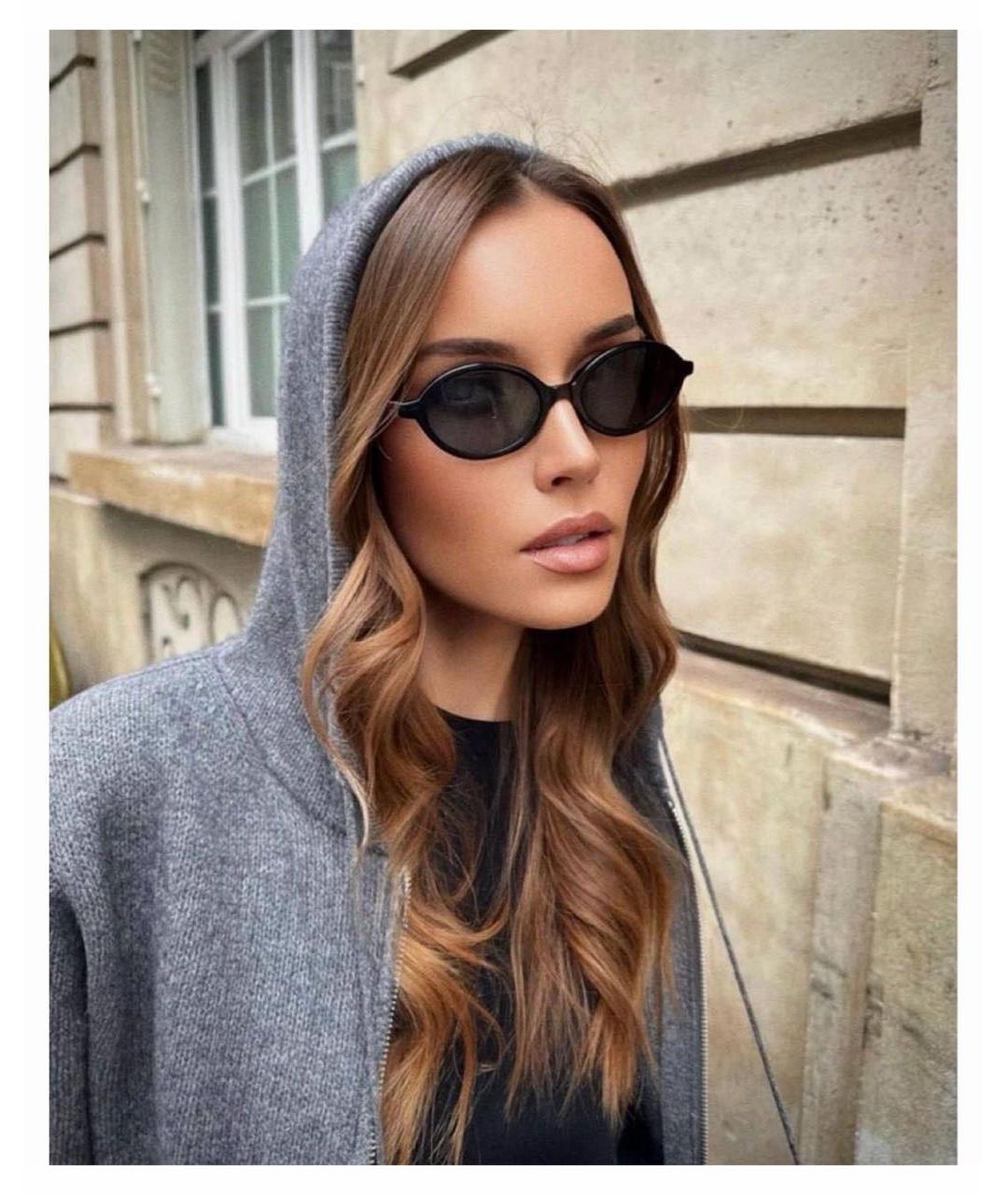 MIU MIU Черные пластиковые солнцезащитные очки, фото 6