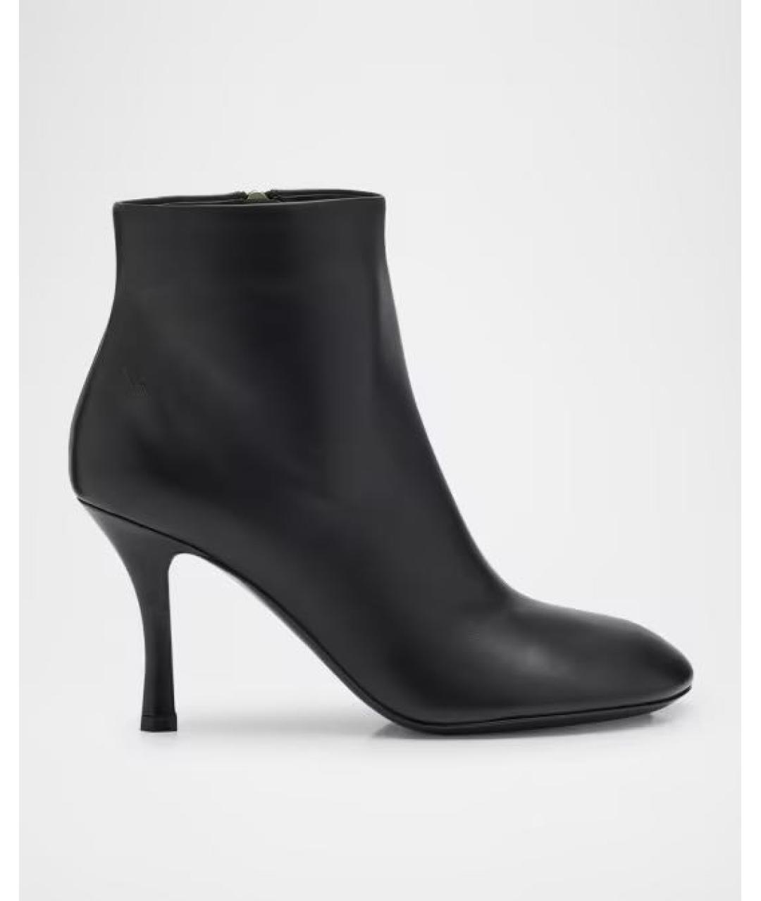 BURBERRY Черные кожаные ботильоны, фото 9