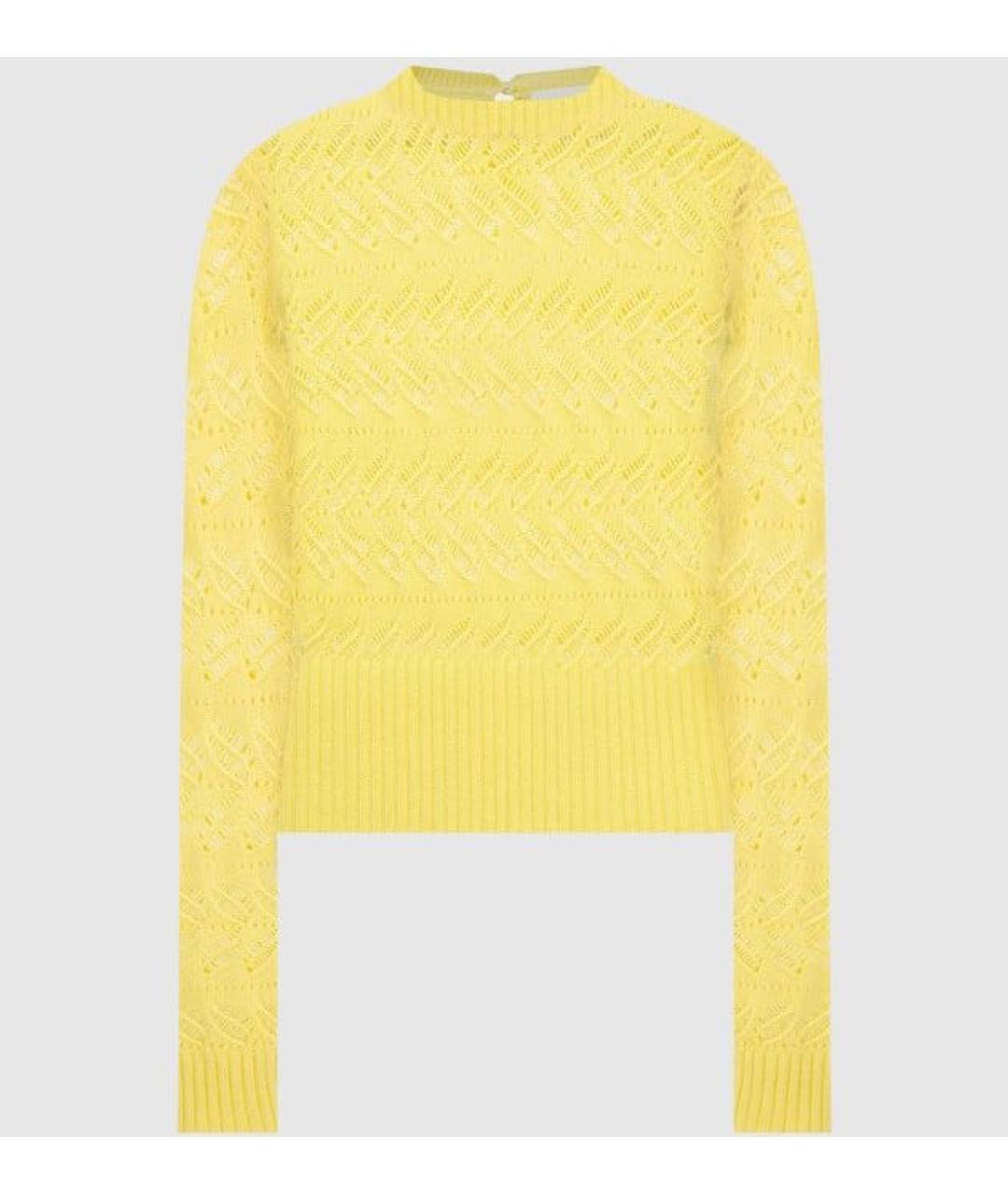 SPORTMAX Желтый джемпер / свитер, фото 6