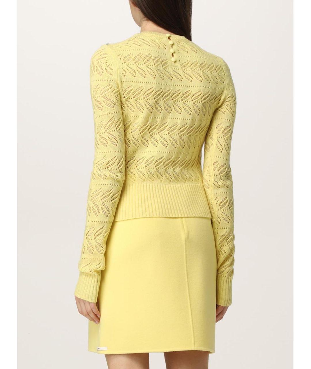 SPORTMAX Желтый джемпер / свитер, фото 5