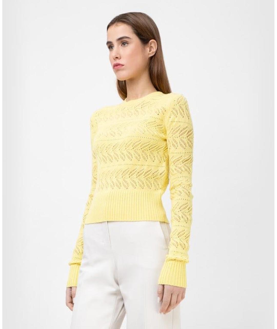 SPORTMAX Желтый джемпер / свитер, фото 2