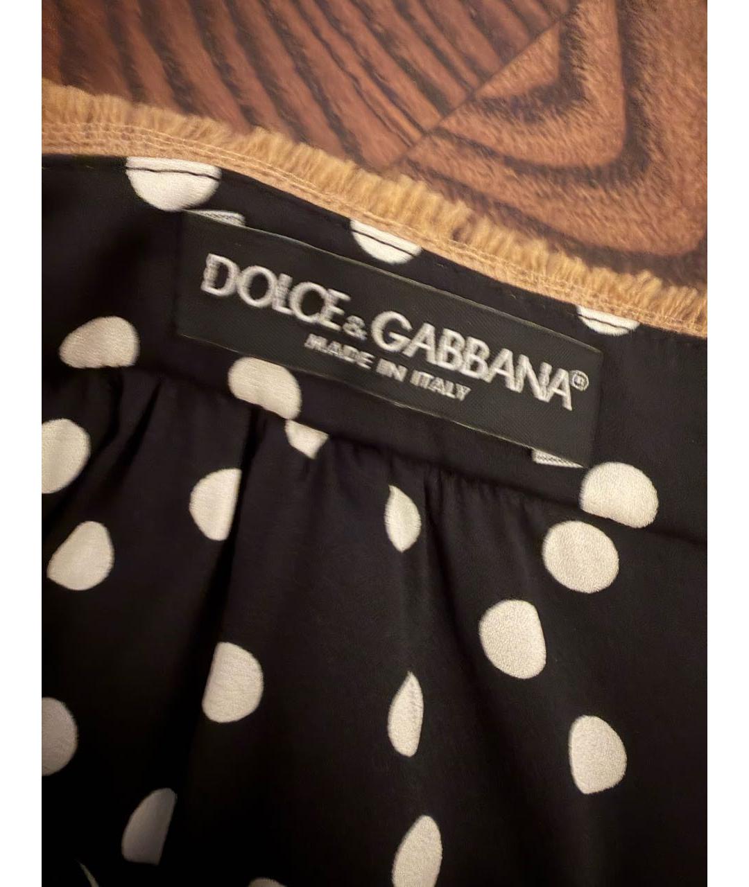 DOLCE&GABBANA Горчичная юбка миди, фото 4