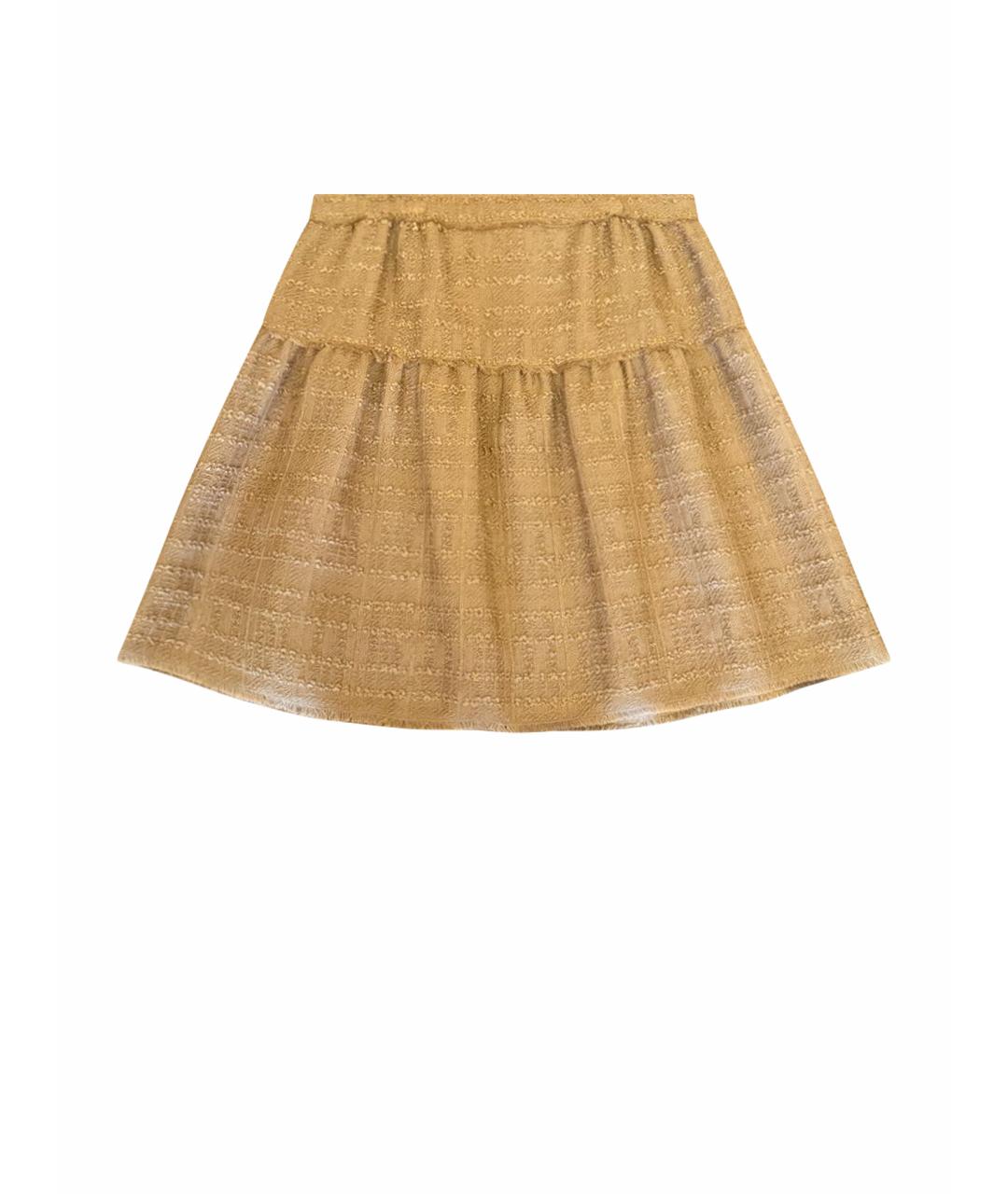 DOLCE&GABBANA Горчичная юбка миди, фото 1