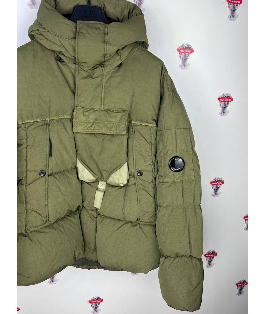 CP COMPANY Хаки полиамидовый пуховик, фото 3