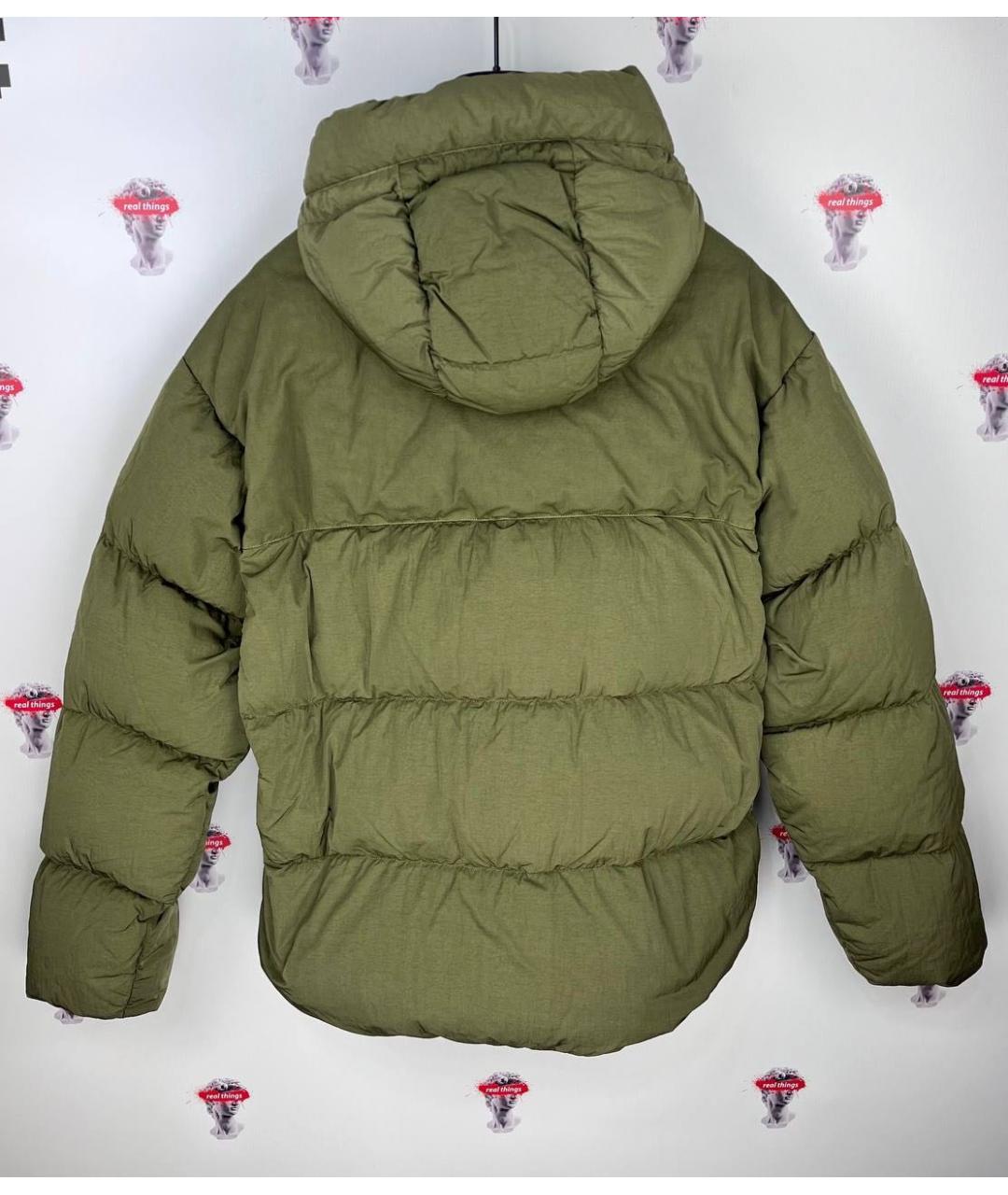 CP COMPANY Хаки полиамидовый пуховик, фото 2