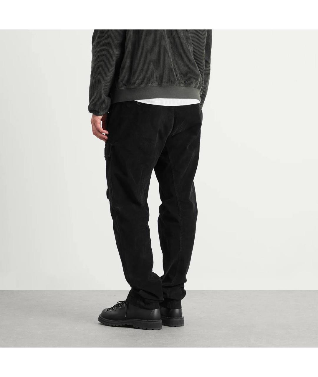 CP COMPANY Черные хлопковые повседневные брюки, фото 3