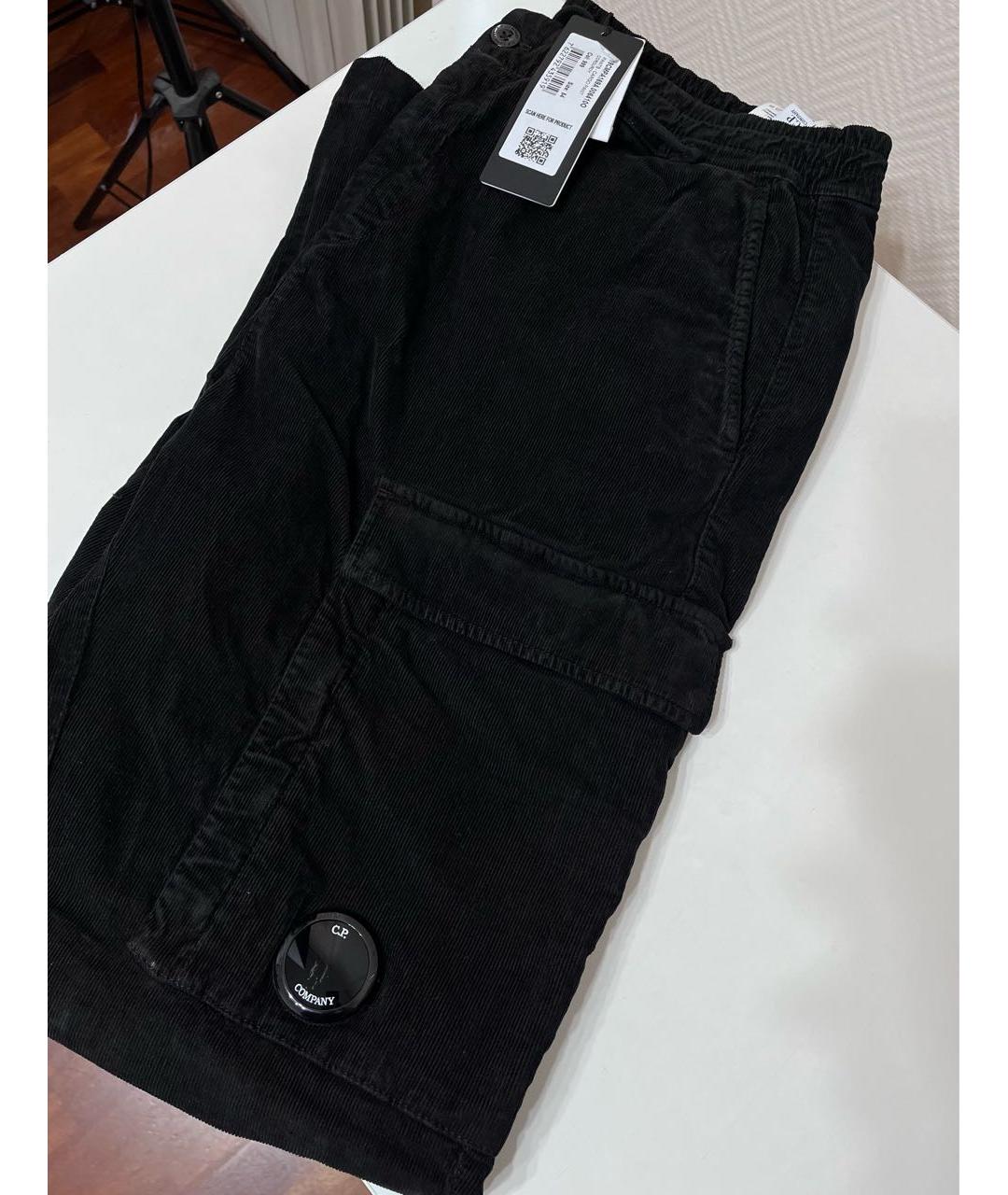 CP COMPANY Черные хлопковые повседневные брюки, фото 4