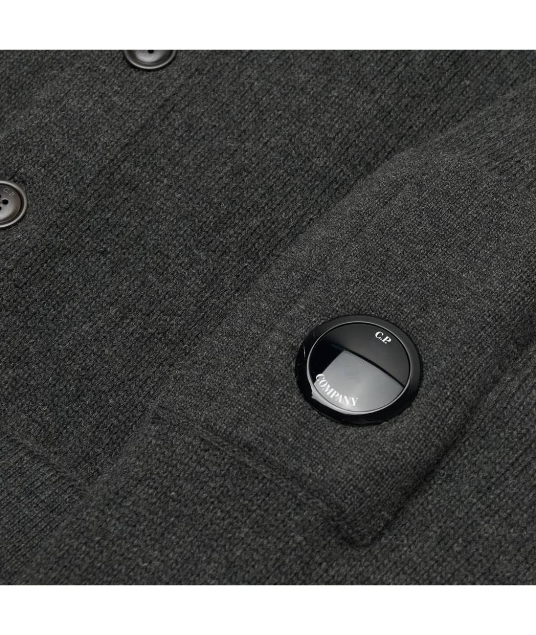 CP COMPANY Антрацитовый шерстяной джемпер / свитер, фото 3