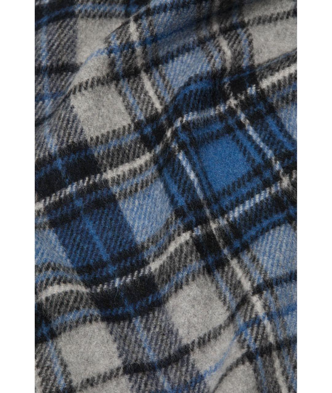 ACNE STUDIOS Темно-синий кашемировый шарф, фото 4