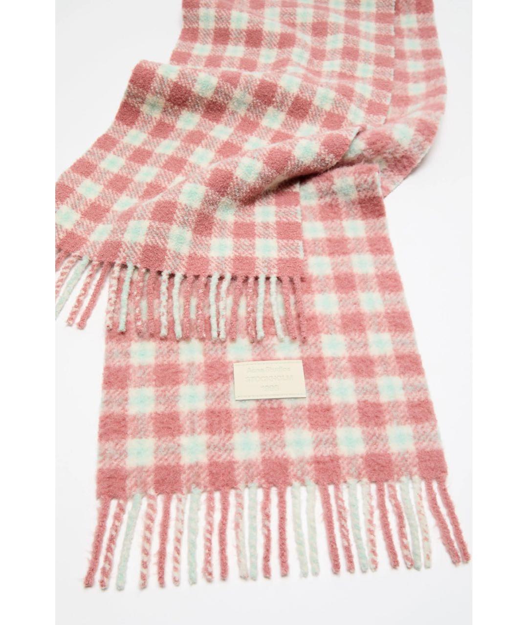ACNE STUDIOS Красный шарф, фото 3
