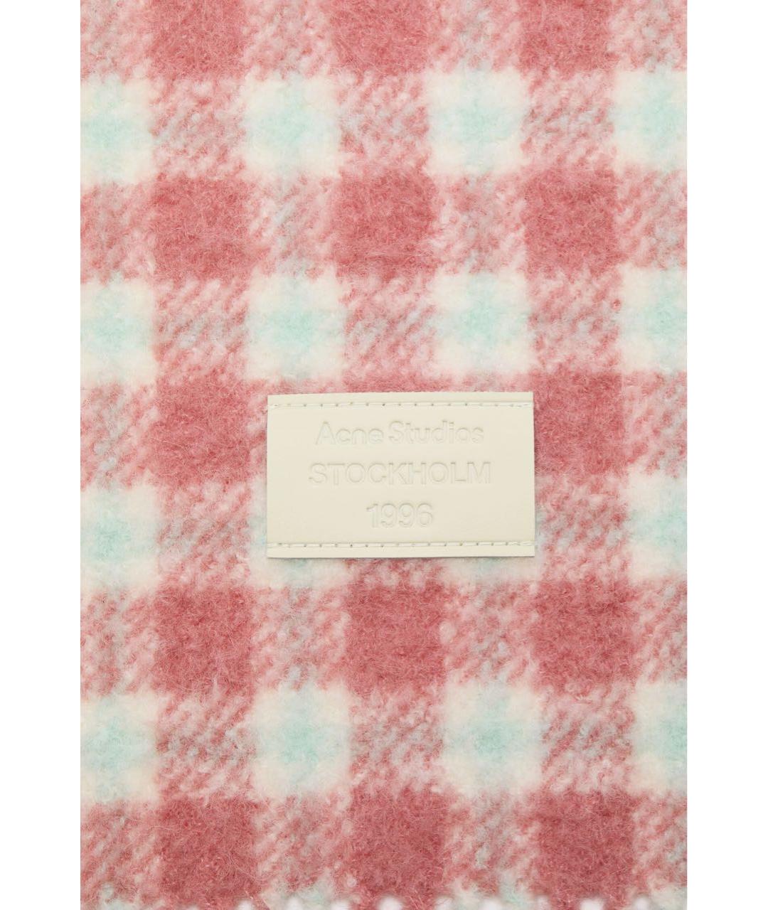 ACNE STUDIOS Красный шарф, фото 4
