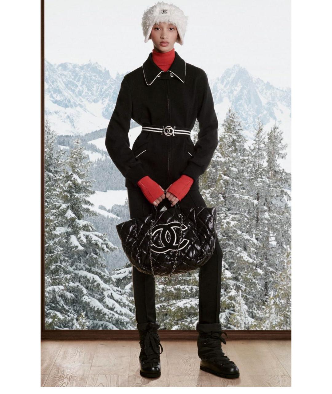 CHANEL Белая шерстяная повязка на голову, фото 3