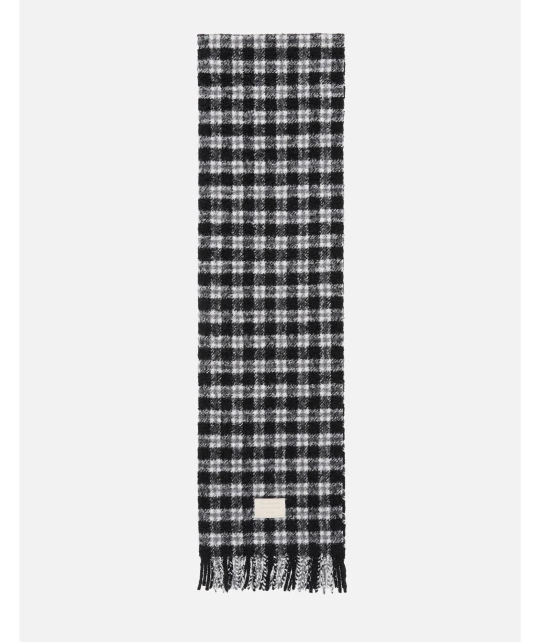 ACNE STUDIOS Черный шарф, фото 4