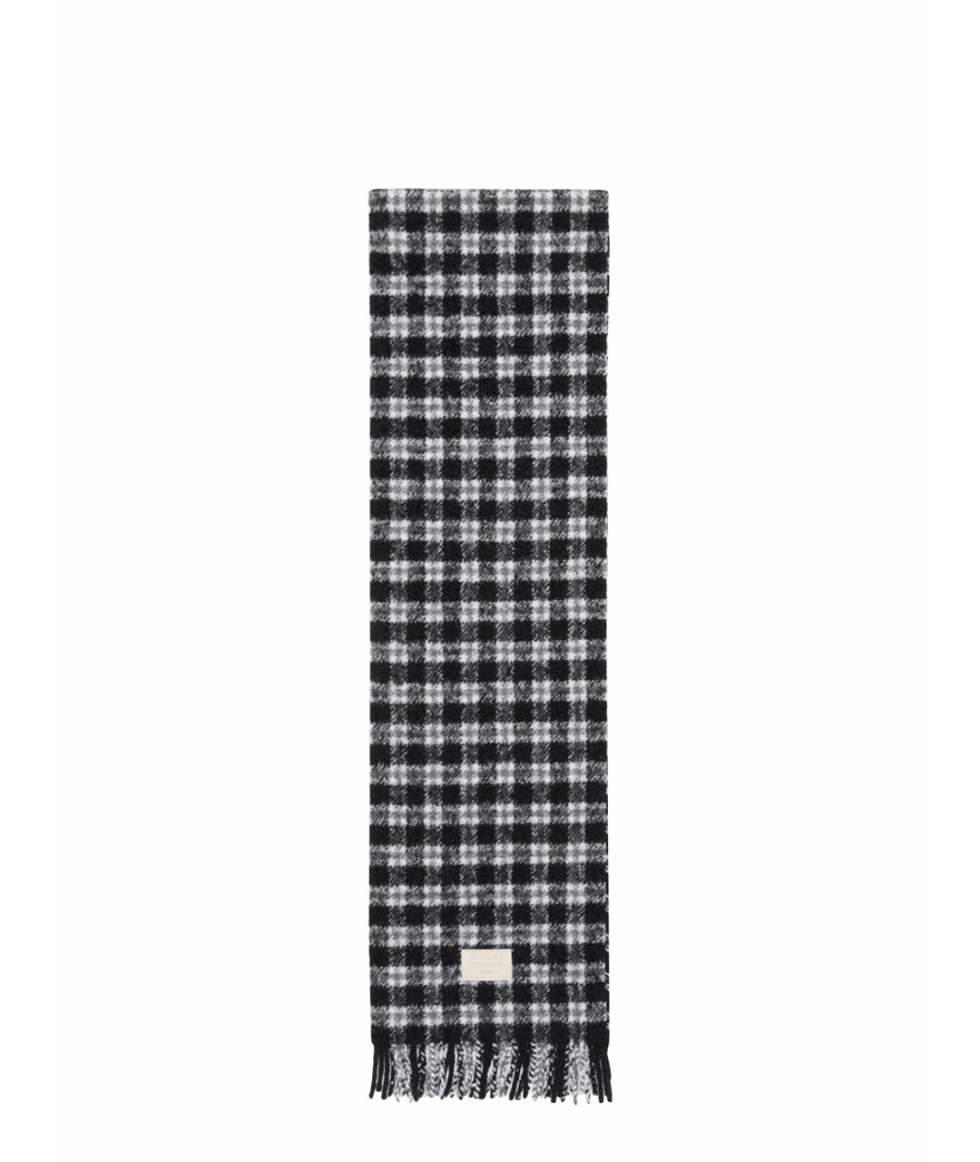 ACNE STUDIOS Черный шарф, фото 1