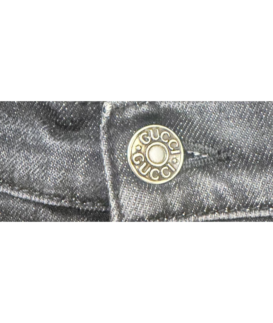 GUCCI Серые прямые джинсы, фото 5