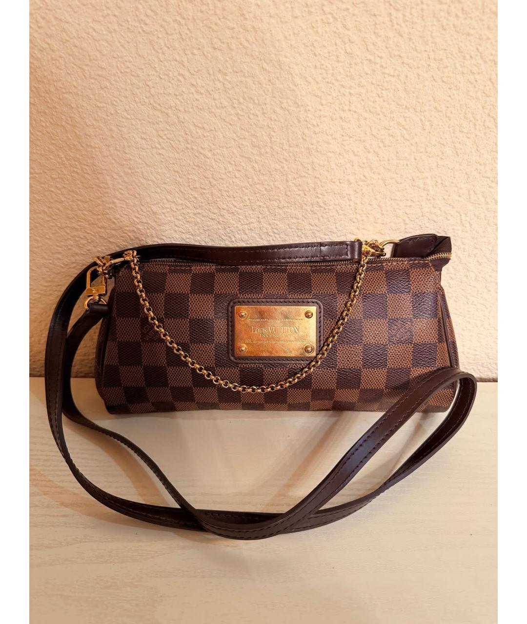 LOUIS VUITTON Коричневая сумка через плечо из канвы, фото 9