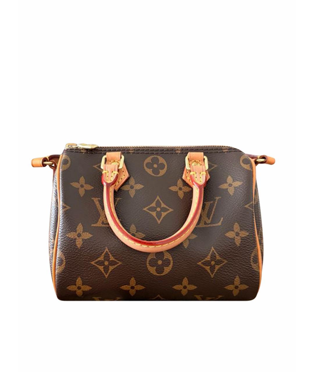 LOUIS VUITTON Коричневая сумка через плечо из канвы, фото 1