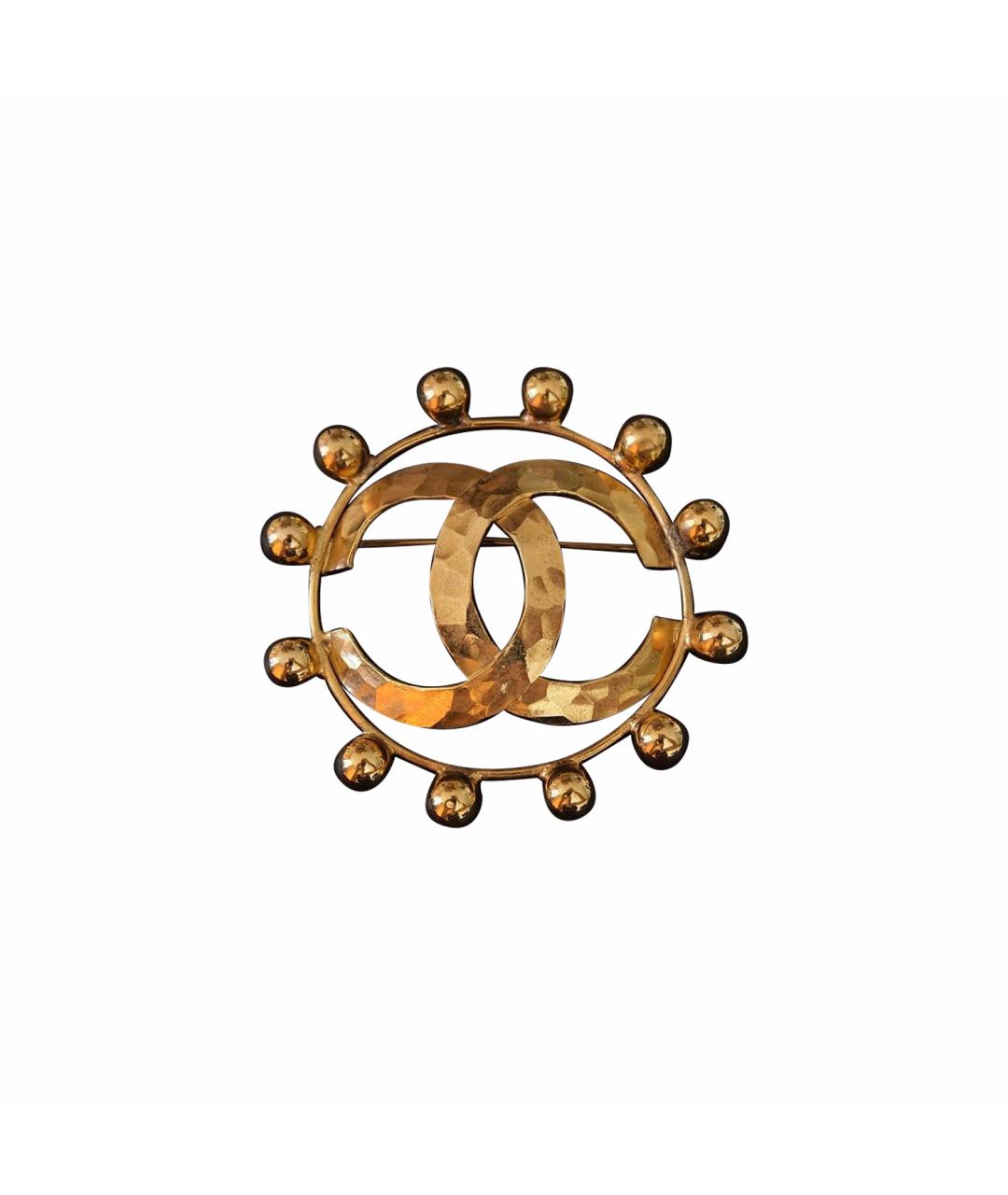 CHANEL Золотая позолоченная булавка / брошь, фото 1