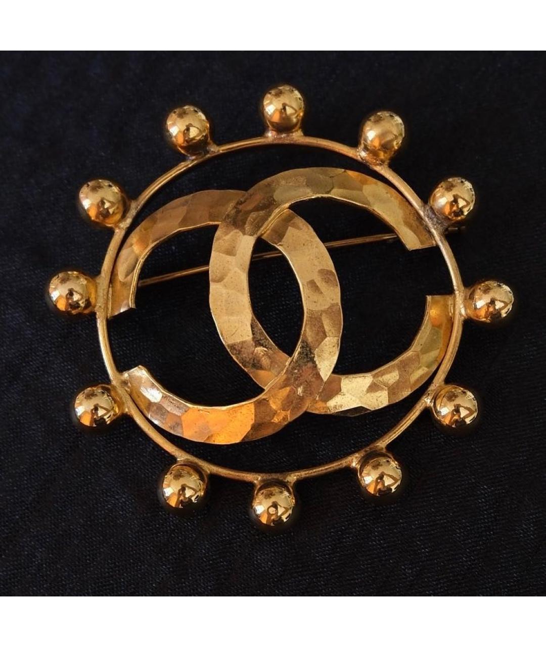 CHANEL Золотая позолоченная булавка / брошь, фото 5