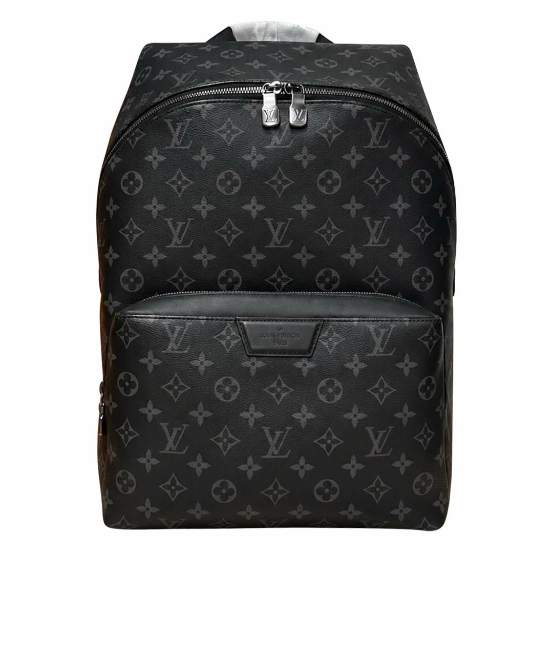 LOUIS VUITTON Черный рюкзак из канвы, фото 1