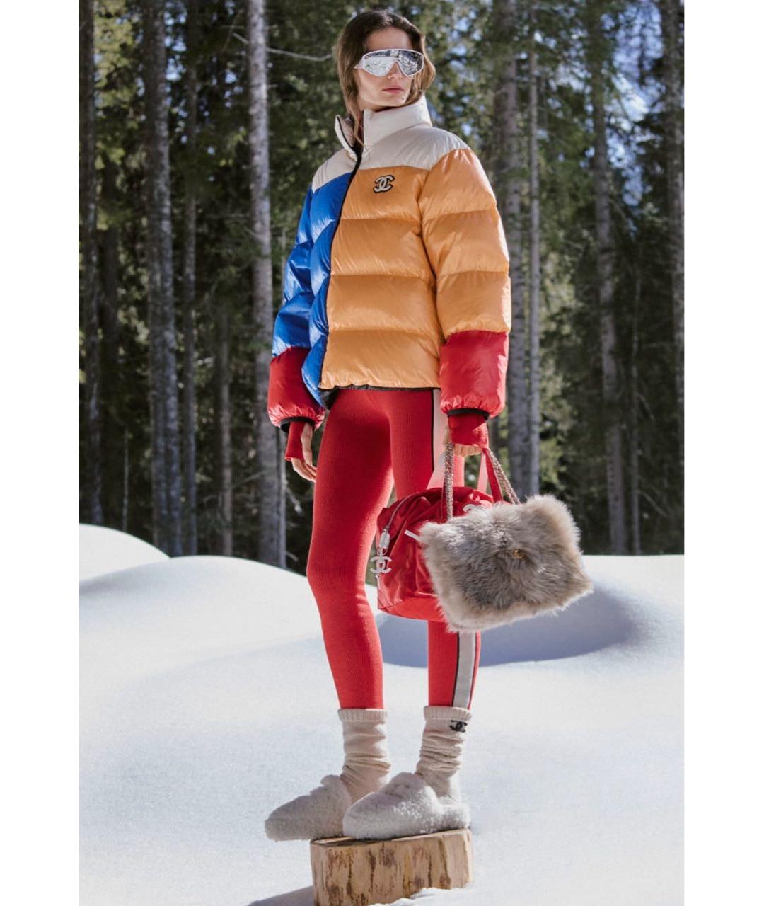CHANEL Мульти нейлоновый пуховик, фото 3
