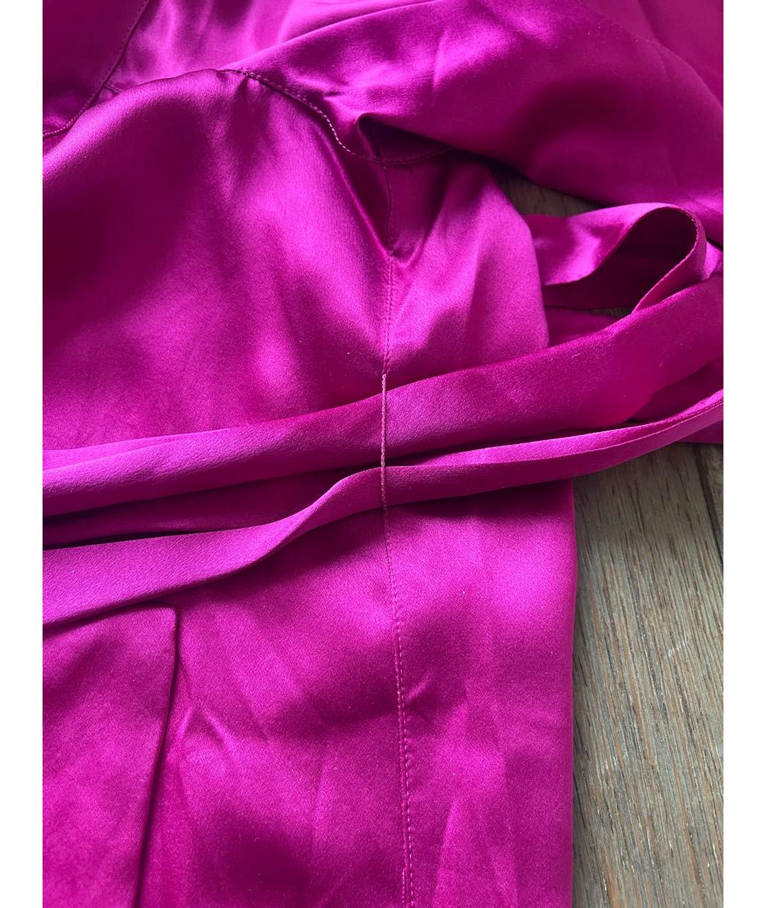 LANVIN Фуксия шерстяное платье, фото 5