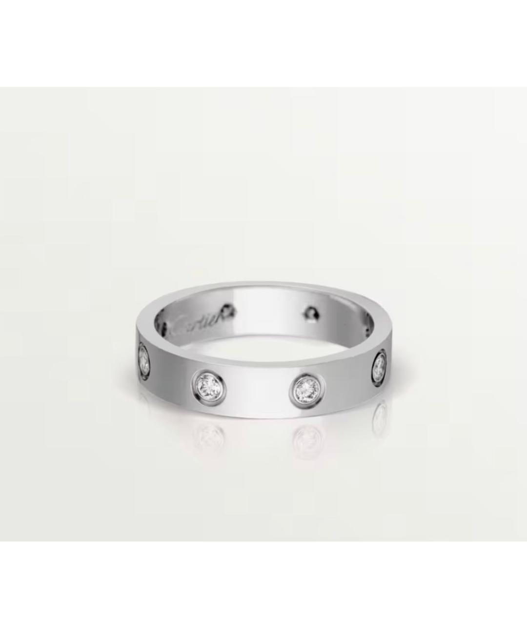 CARTIER Серебряное кольцо из белого золота, фото 3