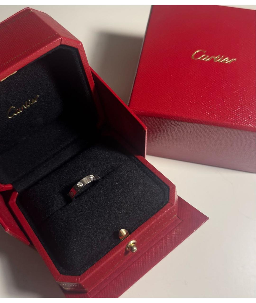 CARTIER Серебряное кольцо из белого золота, фото 2