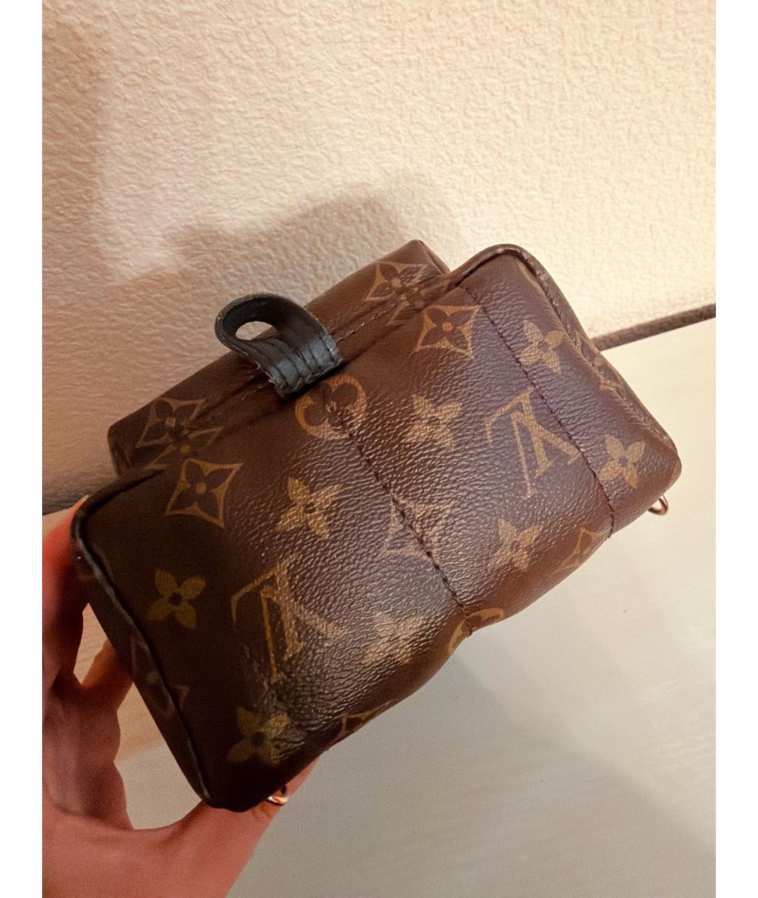 LOUIS VUITTON Коричневый рюкзак из канвы, фото 7